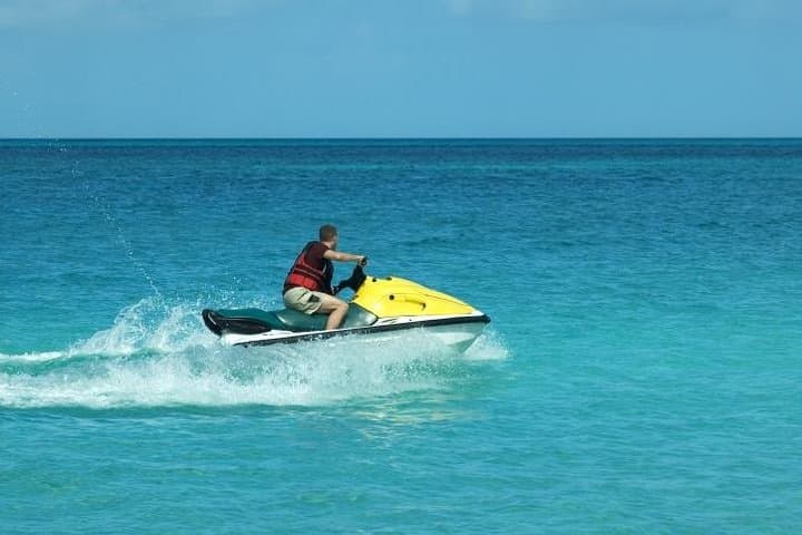 St. Maarten Jet Ski Adventure: Beach Stop, Toppers Rum & Flag Pole View photo 2