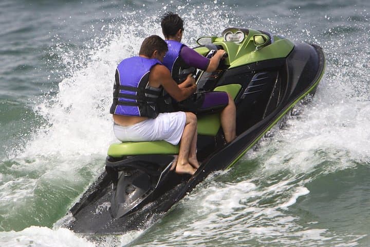 St. Maarten Jet Ski Adventure: Beach Stop, Toppers Rum & Flag Pole View photo 3