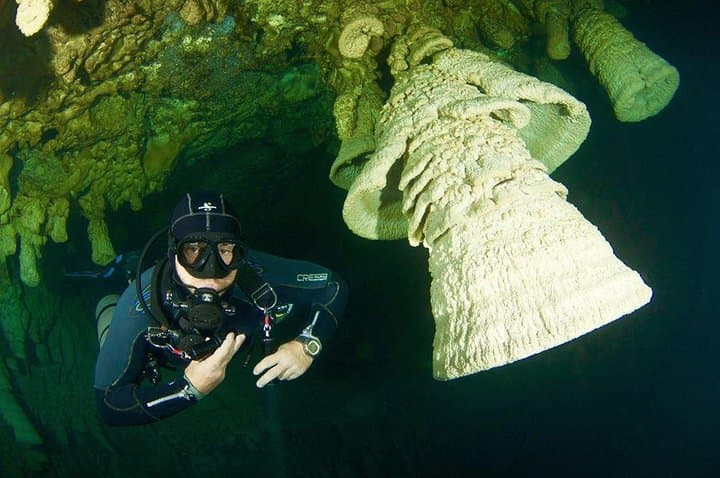 Cenote Cavern Dives at Zapote & Kin Ha — Advanced Dives Near Playa del Carmen photo 2