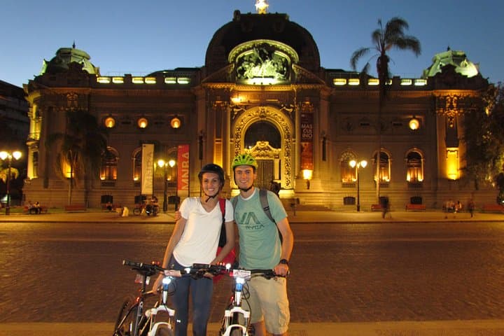 Santiago Evening Bike Tour: Night Cycling Through Centro & Providencia