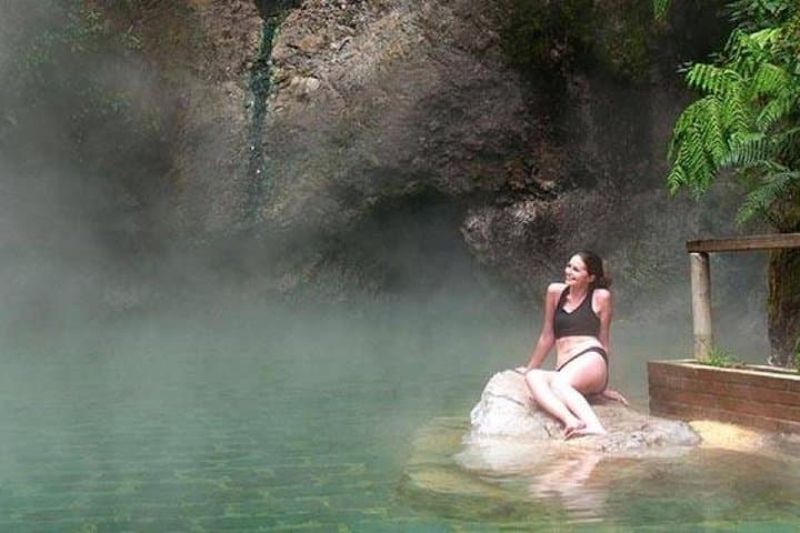 Fuentes Georginas Hot Springs from Quetzaltenango — Thermal Baths at Zunil Volcano photo 2