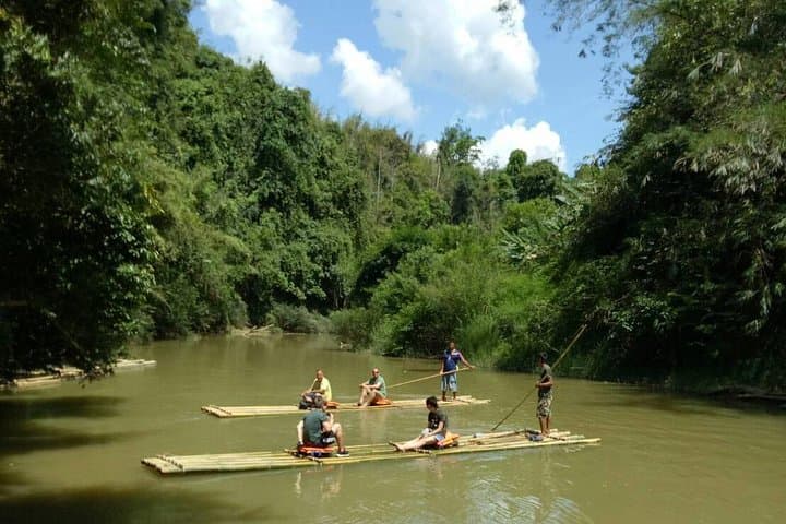 Full-Day Khao Sok Nature Tour from Khao Lak: Jungle Trek, Bamboo Rafting & Limestone Views