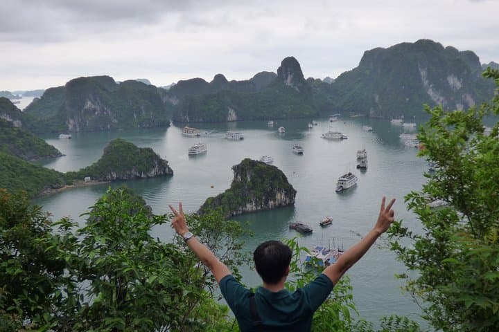 Halong Bay 2-Day Overnight Cruise: Caves, Kayaking & Titop Island photo 3