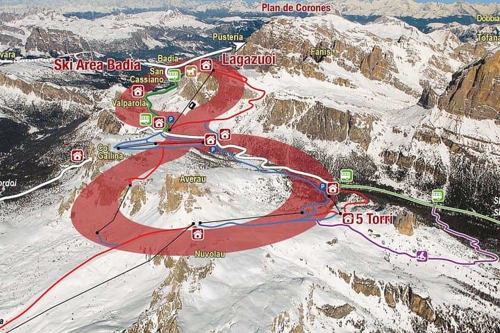 Dolomiti Ski Tour: Super8 Lagazuoi & 5 Torri from Cortina d'Ampezzo photo 2