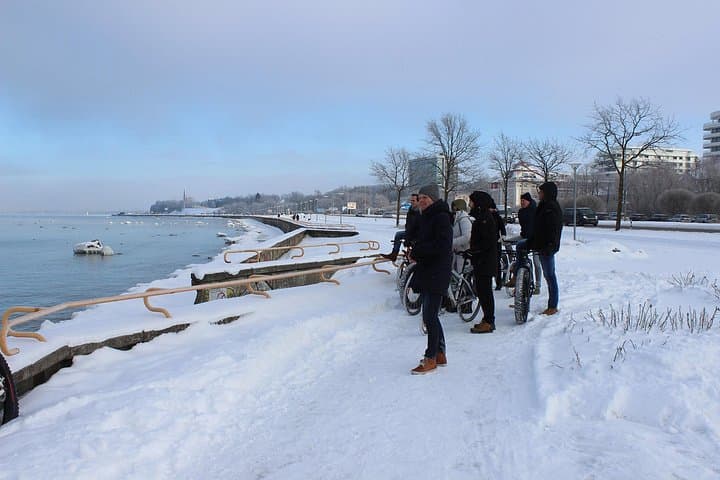 Winter Bike Tour in Tallinn — Kadriorg, Seaside & Cafe Stop photo 2