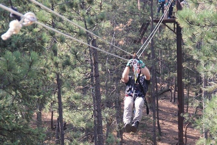Seven Falls Combo Zipline Tour — Broadmoor Soaring Adventure in ...