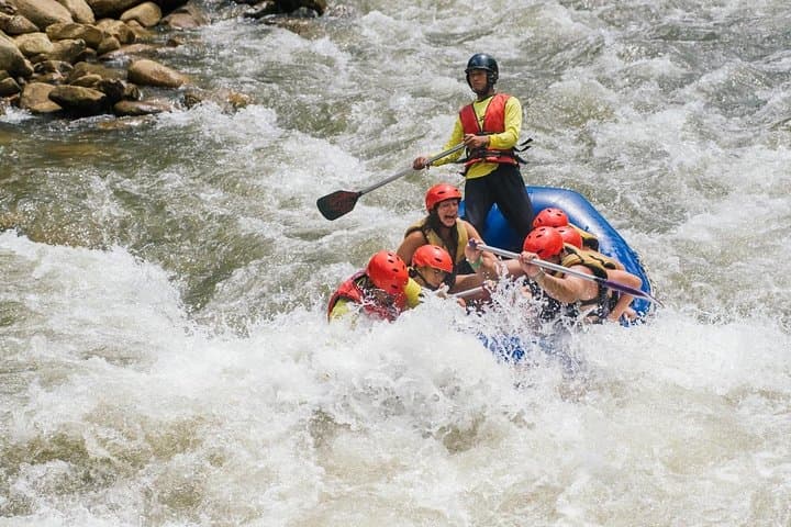 Khao Lak to Phang Nga: White-water Rafting, Zipline & Waterfall Swim Day Trip photo 1