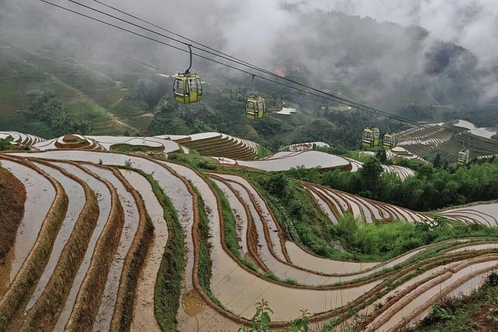 Longji Rice Terraces & Dazhai Cable Car Day Tour — Dragon's Backbone from Guilin