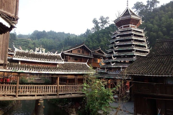 Longji Rice Terraces, Chengyang Bridge & Zhaoxing Drop-off — Private Day Tour from Guilin