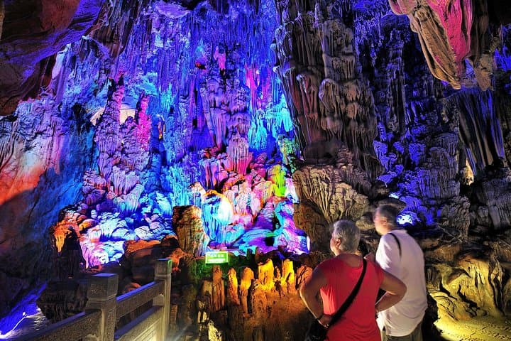 Guilin Full-Day Private Tour: Reed Flute Cave, Elephant Trunk Hill & Seven Star Park