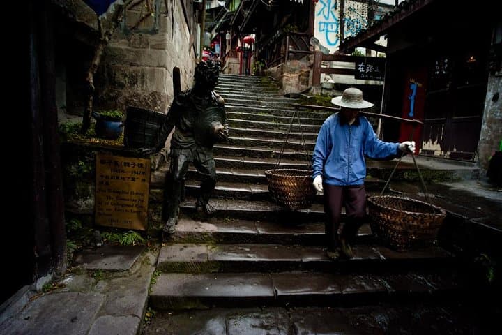 Chongqing City Private Day Tour with Hot Pot Lunch — People's Hall, Stilwell Museum & Ciqikou photo 2