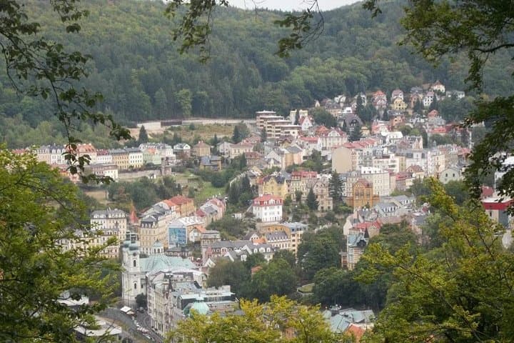 Private Karlovy Vary Day Trip — Moser Glass, Colonnades & Diana Viewpoint