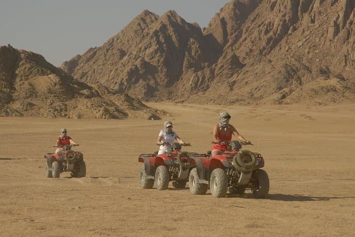 Sunset Quad & Bedouin Camp: Sharm El Sheikh Desert Safari with Camel Ride and Show photo 1