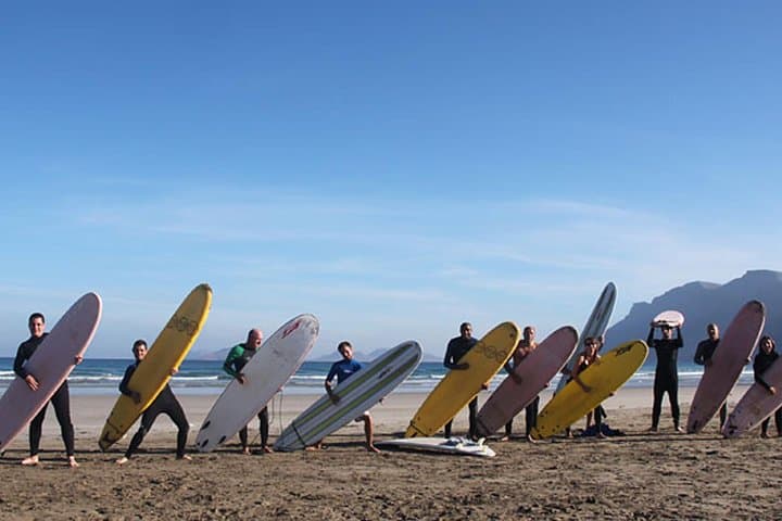 Beginner Surfing Lesson at Famara Beach — 2-Hour Intro Course in Lanzarote photo 3
