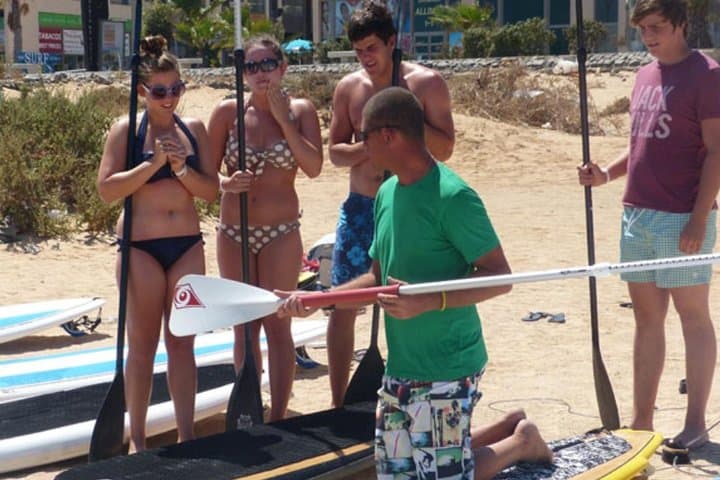 Beginner Stand Up Paddle Course in Caleta de Fuste — 1.5‑Hour SUP Lessons in Fuerteventura photo 2