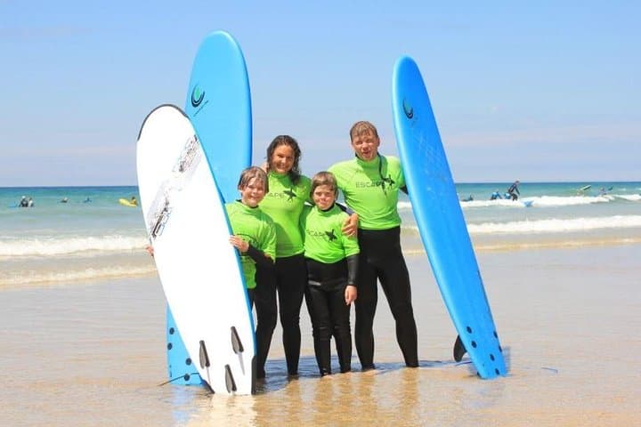 Catch Your First Wave: Private Family Surf Lesson in Newquay