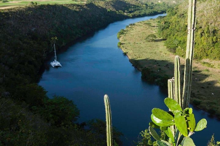 Catalina Island & Chavon River Catamaran Cruise — Full-Day Snorkel, Beach & River from Punta Cana