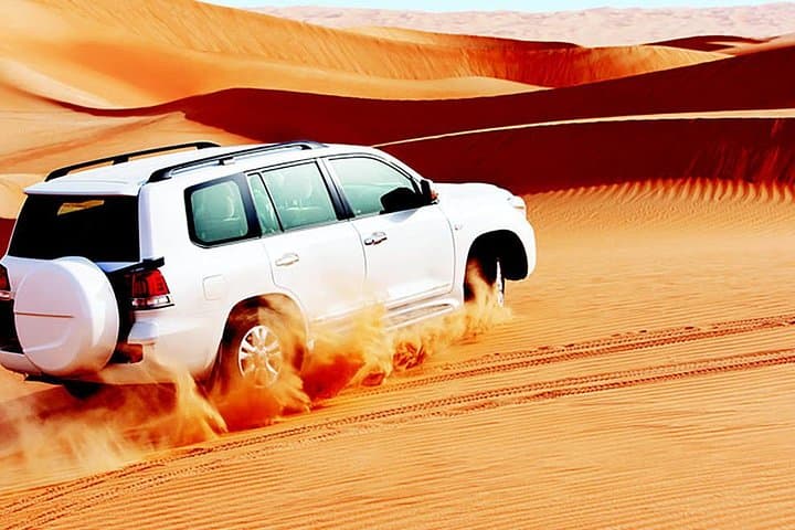 Premium Dubai Red Dune Safari: 4x4 Dune Bashing, Camel Ride & BBQ