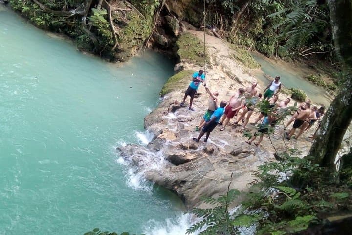Negril to Ocho Rios: Blue Hole & Dunn's River Waterfall Adventure with Lunch and Local Markets photo 2