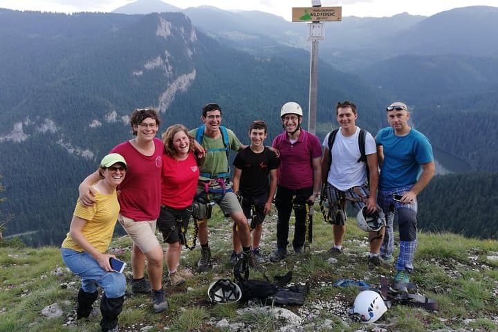 Via Ferrata Above Red Lake: Lacu Roșu Guided Climb & Suspension Bridge