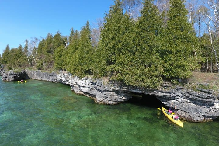 Cave Point Kayak Tour: Paddle Door County's Sea Caves & Whitefish Dunes photo 5
