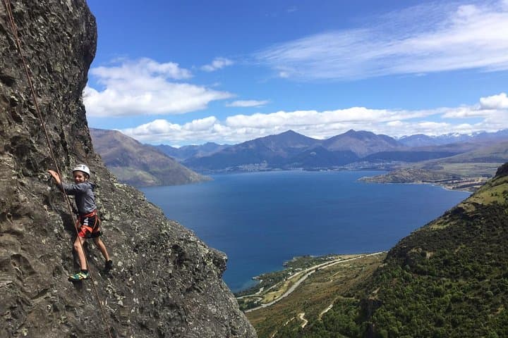 Queenstown Guided Rock Climbing: Half-Day on Lake Wakatipu's Schist Faces photo 2