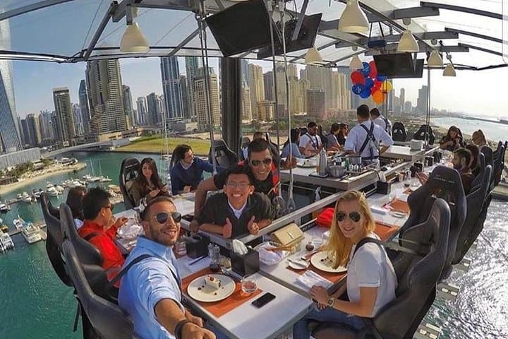 Dinner in the Sky Dubai — Aerial Dining Over Dubai Marina