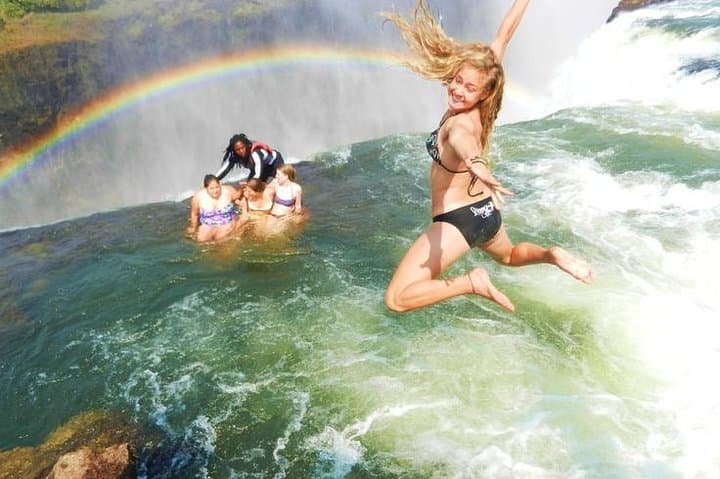 Swimming Devil's Pool & Livingstone Island: Victoria Falls Small-Group Tour
