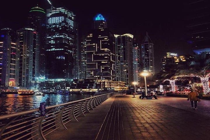 Dubai By Night: Downtown Lights, Palm Views & Fountain Spectacle