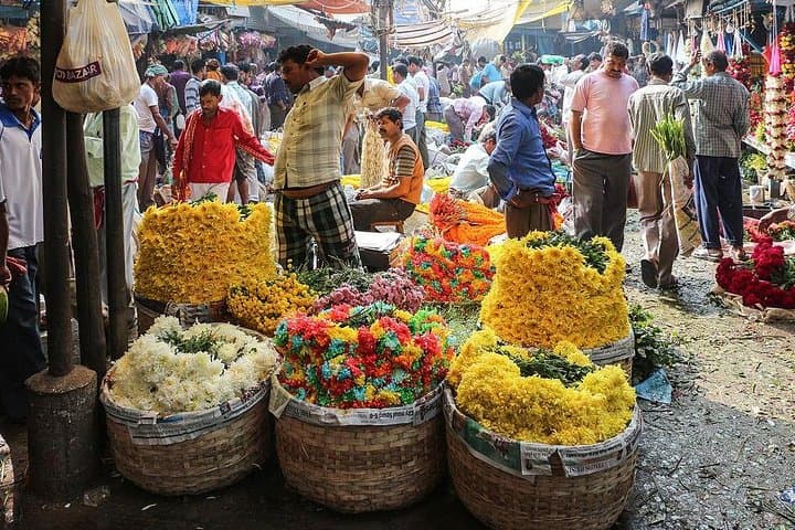 Kolkata Morning Bazaar Walk: Private Guided Market Tour with Lunch
