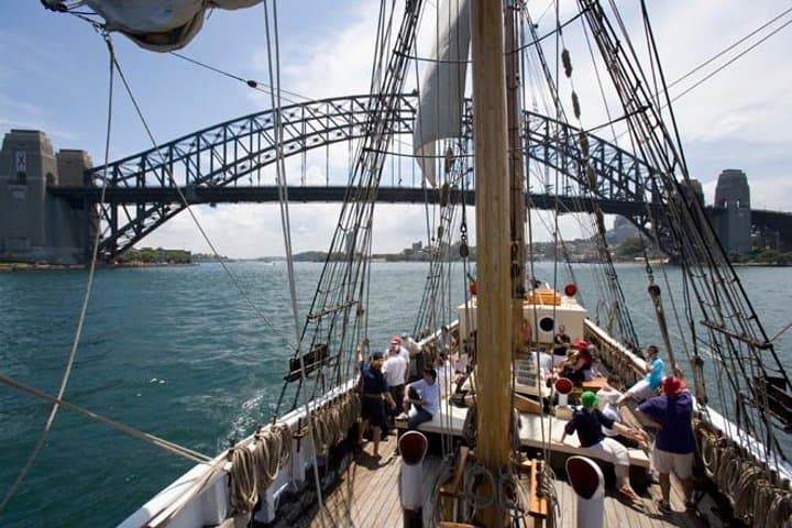 Sydney Harbour Tall Ship Afternoon Discovery Cruise — Sail Past the Opera House & Harbour Bridge photo 1