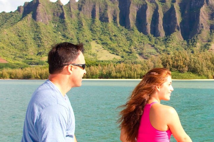 Kualoa Ranch Ocean Voyage: Kaneohe Bay Catamaran Cruise & Moli’i Fishpond Tour photo 2