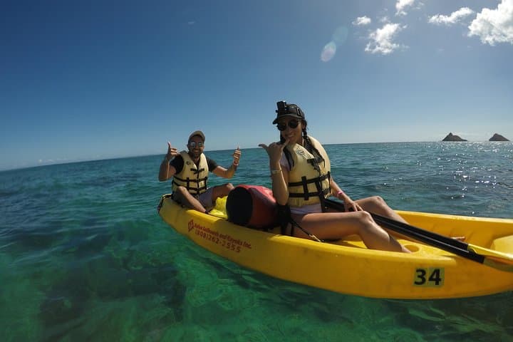 Kailua 2-Hour Guided Kayak to Popoiʻa Island — Snorkel with Sea Turtles photo 2