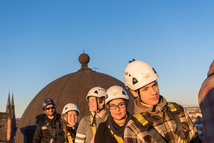 Roofwalking Uppsala Castle: Guided Roof Tour Over the Pink Castle