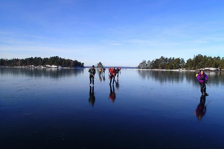 Natural Ice Skating in Stockholm: Guided Lake & Archipelago Skating Adventure photo 1