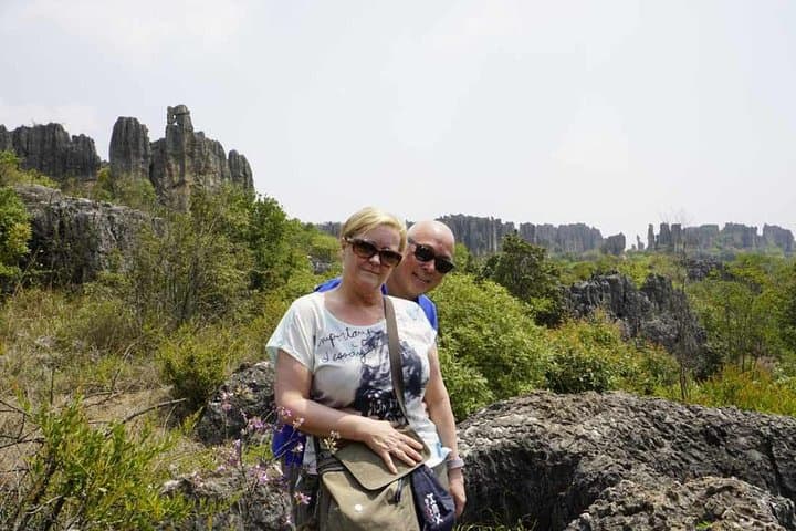 Stone Forest & Jiuxiang Caves Day Tour from Kunming — Karst Forests and Underground Rivers