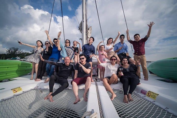 Singapore Sunset & Morning Catamaran Cruise to St John's and Lazarus Island photo 2