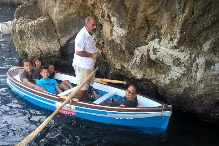 Capri Blue Grotto Family Day Trip from Naples: Boat Crossing, Mount Solaro & Piazzetta