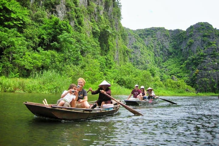 Full-Day Ninh Binh: Hoa Lu & Tam Coc Biking and Boat Tour from Hanoi photo 2