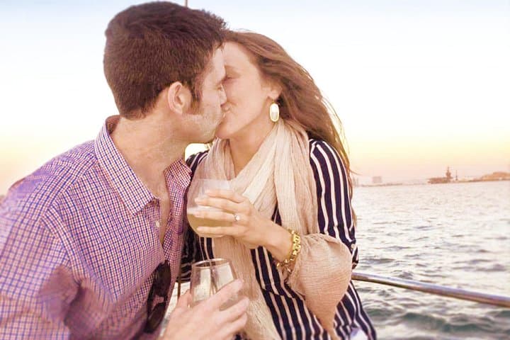 Private Sunset Sail for Two in San Diego Bay — Romantic Harbor Island Yacht Charter photo 1