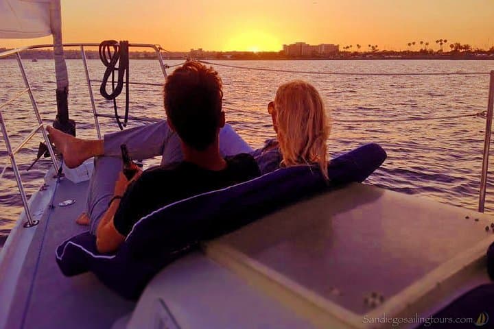 Private Sunset Sail for Two in San Diego Bay — Romantic Harbor Island Yacht Charter photo 2