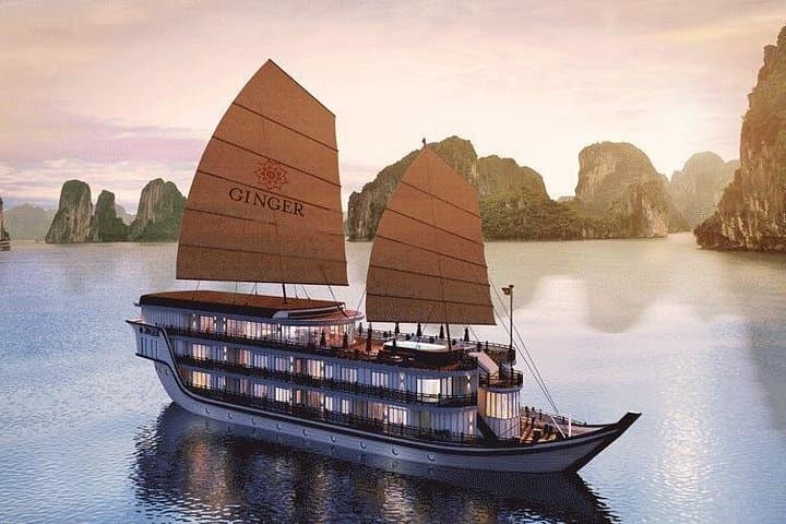 3-Day Ginger Cruise: Ha Long Bay, Cua Van Floating Village & Titop Island photo 2