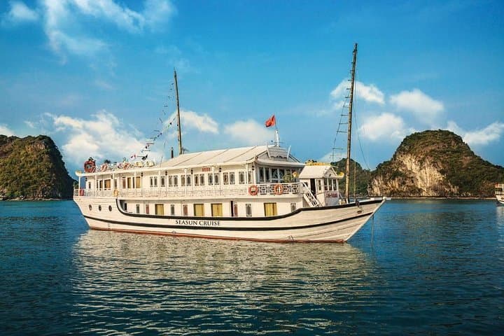 Halong Seasun 2-Day Overnight Cruise: Kayak, Cave & Pearl Farm Experience in Halong Bay photo 1