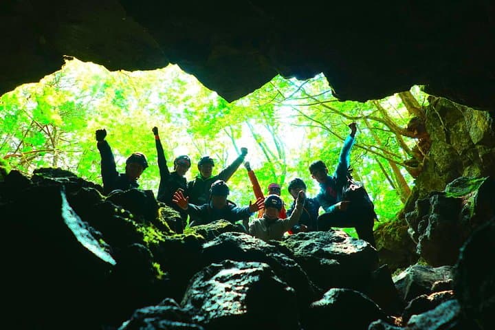 Explore Mt. Fuji Ice Cave in Aokigahara Forest: Guided Spelunking Near Lake Kawaguchiko