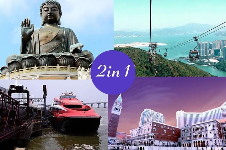 Hong Kong to Macau TurboJET Ferry + Ngong Ping 360 Cable Car Combo photo 1