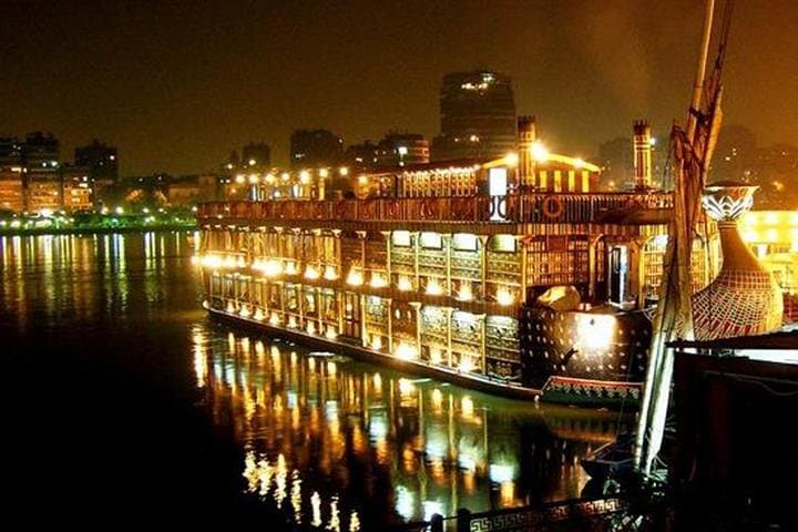 Evening Nile Dinner Cruise in Cairo: Live Music, Belly Dance & Tanura Show photo 1