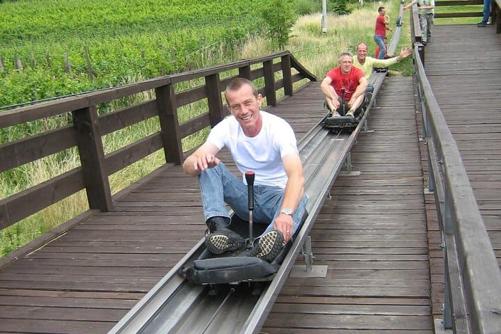 Ride a Bobsled in Prague: 1km Wheeled Bobsleigh with Grill Lunch