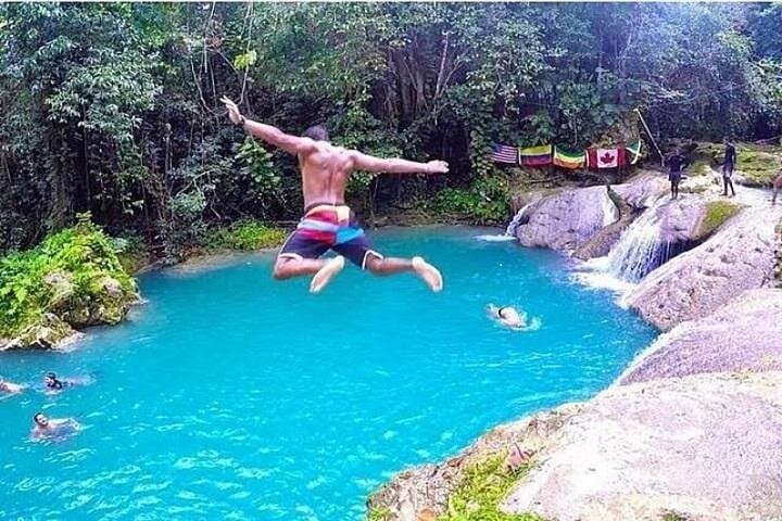 Blue Hole (Island Gully) Private Tour from Montego Bay — Ocho Rios Waterfall Adventure photo 1