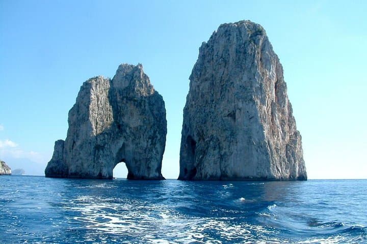 Capri and Anacapri Private Tour with Shared Boat Ride: Faraglioni, Monte Solaro & Augustus Gardens photo 2