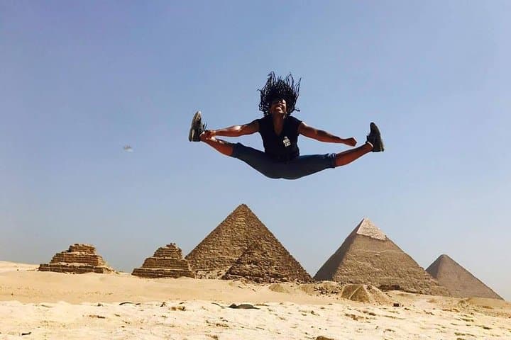 Full Giza Pyramids Tour — Great Pyramid, Solar Boat & Camel Ride